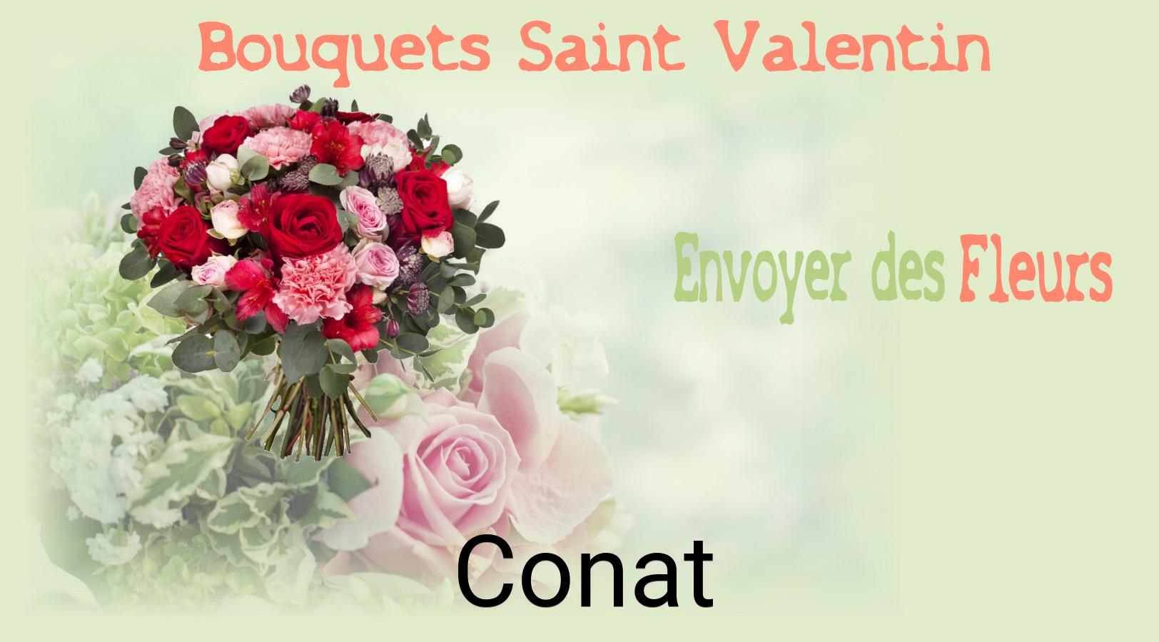 Roses de Saint-Valentin livrées à Conat
